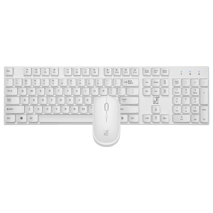 ZGB 8820 Candy Color Wireless Keyboard + Mouse Set, 8820 (Black), 8820 (White)