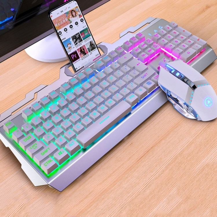 YINDIAO V2 Mechanical Feel Gaming Keyboard Mouse Set (Black Orange Yellow Light), KB5790A, KB5790B, KB5790C, KB5790D