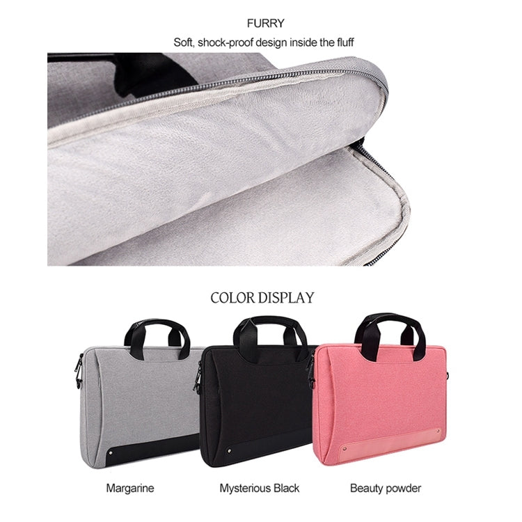 DJ08 Oxford Cloth Waterproof Wear-resistant Laptop Bag for 15.4 inch Laptops, with Concealed Handle & Luggage Tie Rod & Adjustable Shoulder Strap, 15.4 inch