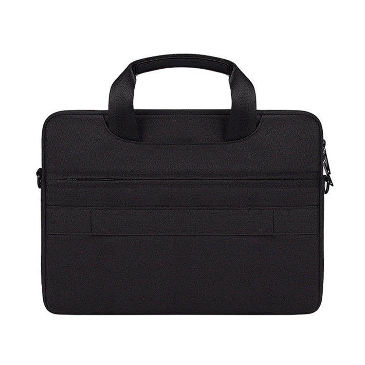 DJ08 Oxford Cloth Waterproof Wear-resistant Laptop Bag for 15.4 inch Laptops, with Concealed Handle & Luggage Tie Rod & Adjustable Shoulder Strap, 15.4 inch