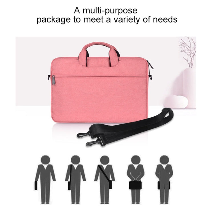 ST01S Waterproof Oxford Cloth Hidden Portable Strap One-shoulder Handbag for 13.3 inch Laptops, ST01S 13.3 inch Black, ST01S 13.3 inch Pink, ST01S 13.3 inch Light Grey, ST01S 13.3 inch Dark Gray, ST01S 13.3 inch Navy Blue