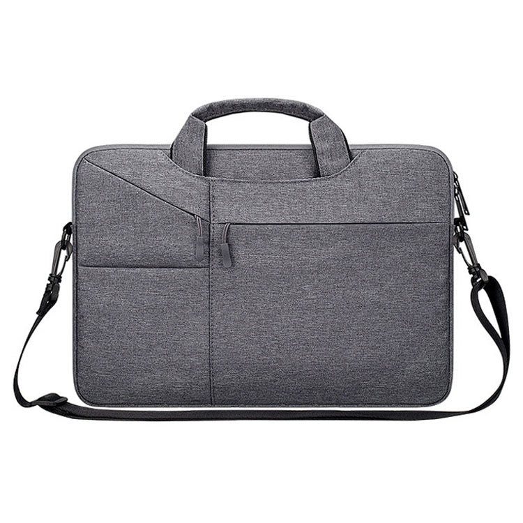 ST02S Waterproof Tear Resistance Hidden Portable Strap One-shoulder Handbag for 15.6 inch Laptops, with Suitcase Belt, ST02S 15.6 inch Black