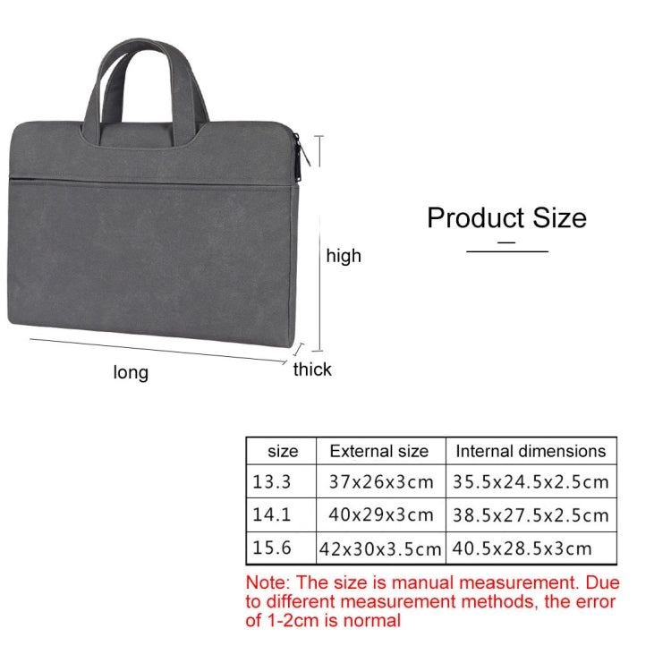ST06 Waterproof PU Leather Zipper Hidden Portable Strap One-shoulder Handbag for 15.6 inch Laptops, with Suitcase Belt, ST06 15.6 inch Dark Gray, ST06 15.6 inch Pink, ST06 15.6 inch Light Grey