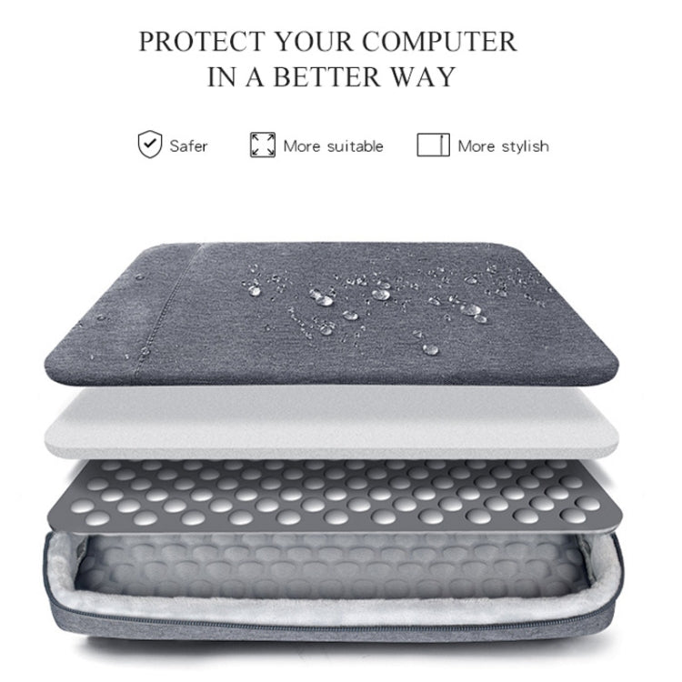Oxford Cloth Waterproof Laptop Handbag for 14.1 inch Laptops, with Trunk Trolley Strap, 14.1 inch