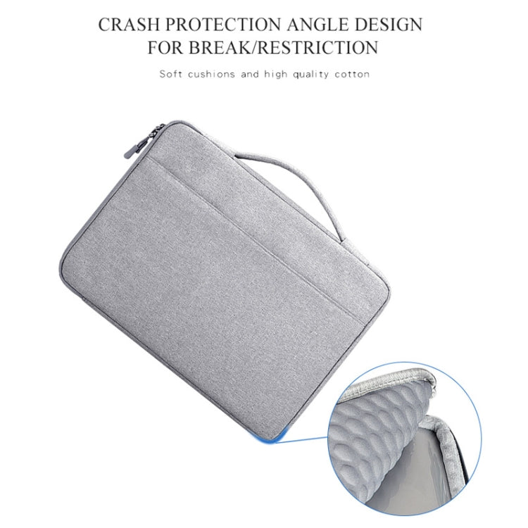Oxford Cloth Waterproof Laptop Handbag for 15.6 inch Laptops, with Trunk Trolley Strap, 15.6 inch