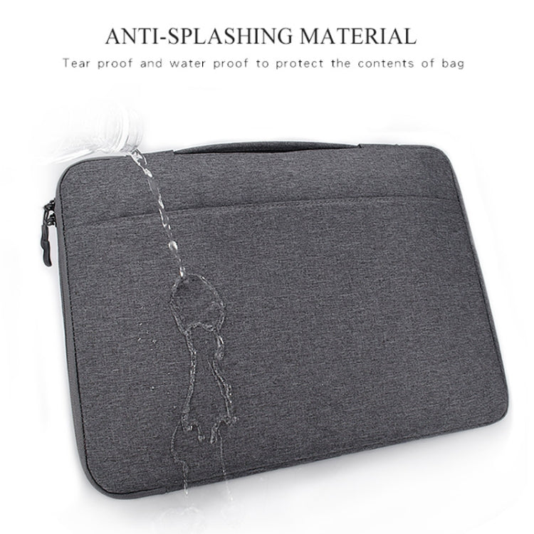 Oxford Cloth Waterproof Laptop Handbag for 15.4 inch Laptops, with Trunk Trolley Strap, 15.4 inch