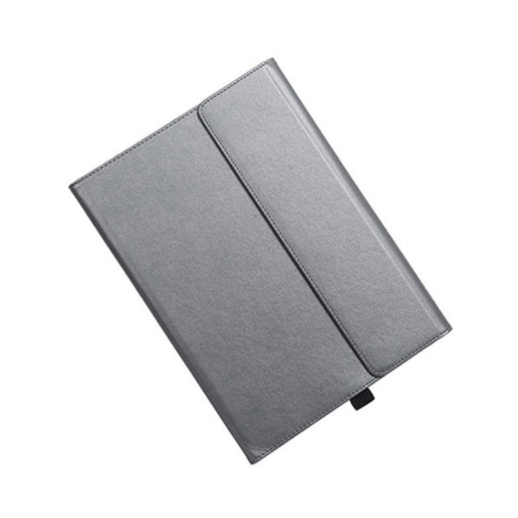 For Microsoft Surface Pro 7 / 7+ Microfiber Lambskin Texture Magnetic Horizontal Flip Leather Case with Pen Slot & Holder, Case