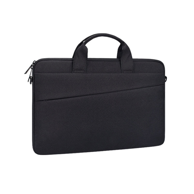 ST03S 13.3 inch Double Side Pockets Wearable Oxford Cloth Soft Handle Portable Laptop Tablet Bag, 13.3 inch Black, 13.3 inch Pink, 13.3 inch Grey, 13.3 inch Deep Space Gray, 13.3 inch Navy Blue
