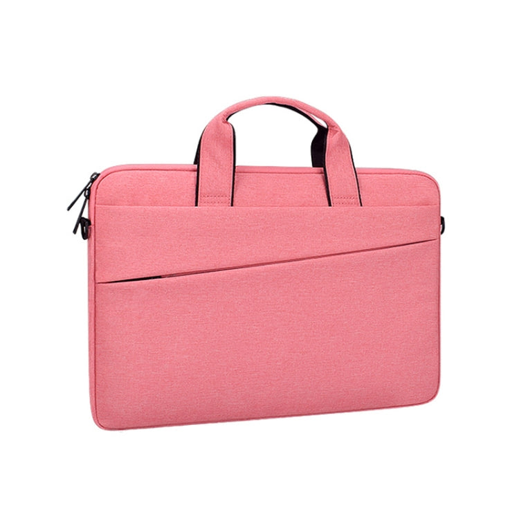 ST03S 13.3 inch Double Side Pockets Wearable Oxford Cloth Soft Handle Portable Laptop Tablet Bag, 13.3 inch Black, 13.3 inch Pink, 13.3 inch Grey, 13.3 inch Deep Space Gray, 13.3 inch Navy Blue