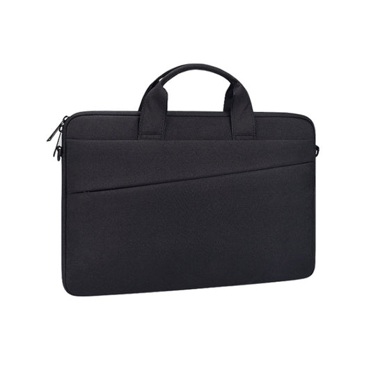 ST03S 14.1 inch Double Side Pockets Wearable Oxford Cloth Soft Handle Portable Laptop Tablet Bag, 14.1 inch Black, 14.1 inch Pink, 14.1 inch Grey, 14.1 inch Deep Space Gray, 14.1 inch Navy Blue