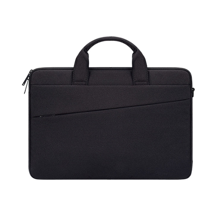 ST03S 14.1 inch Double Side Pockets Wearable Oxford Cloth Soft Handle Portable Laptop Tablet Bag, 14.1 inch Black, 14.1 inch Pink, 14.1 inch Grey, 14.1 inch Deep Space Gray, 14.1 inch Navy Blue