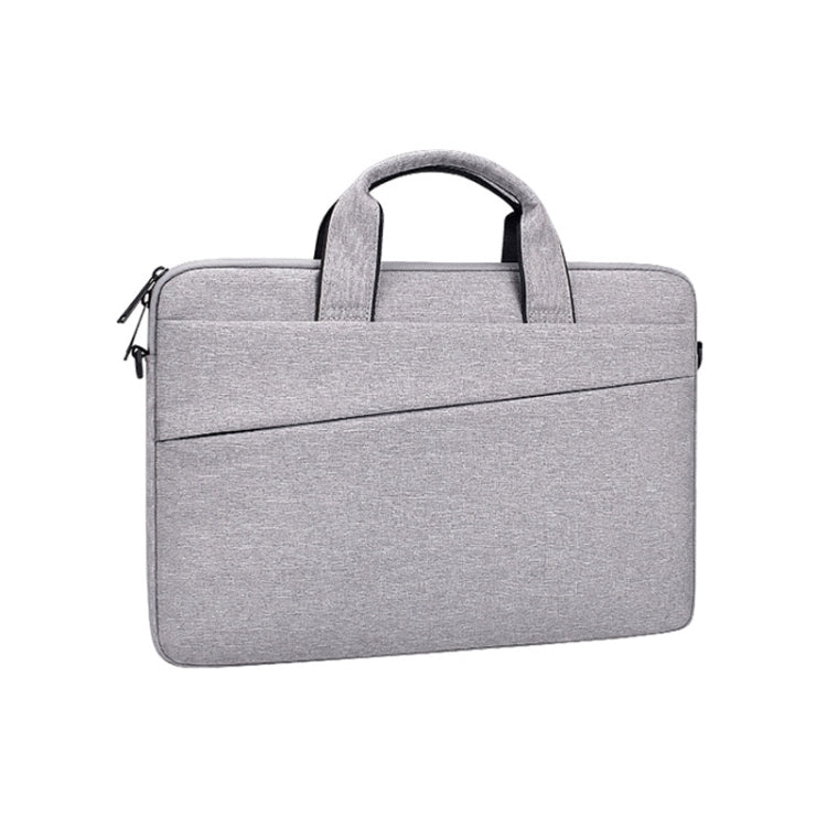 ST03S 14.1 inch Double Side Pockets Wearable Oxford Cloth Soft Handle Portable Laptop Tablet Bag, 14.1 inch Black, 14.1 inch Pink, 14.1 inch Grey, 14.1 inch Deep Space Gray, 14.1 inch Navy Blue