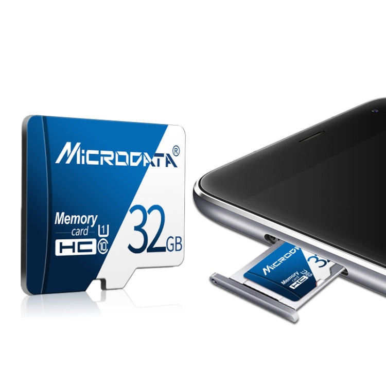 MICRODATA 128GB U3 Blue and White TF(Micro SD) Memory Card, 128GB