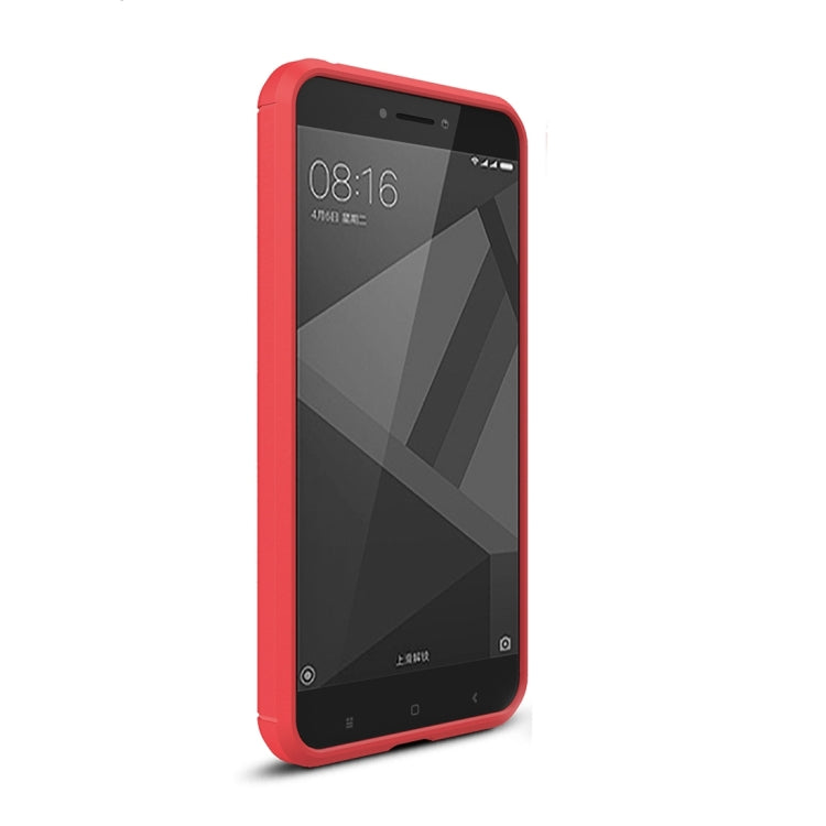 For Xiaomi  Redmi 4X  Brushed Carbon Fiber Texture Shockproof TPU Protective Cover Case , For Redmi 4X, Redmi 4X