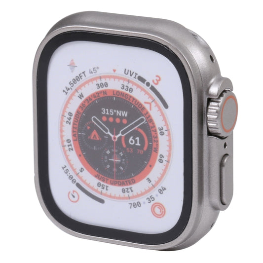 For Apple Watch Ultra 49mm Color Screen Non-Working Fake Dummy Display Model, For Photographing Watch-strap, No Watchband, 49mm Color Screen, No Watchband (Silver)