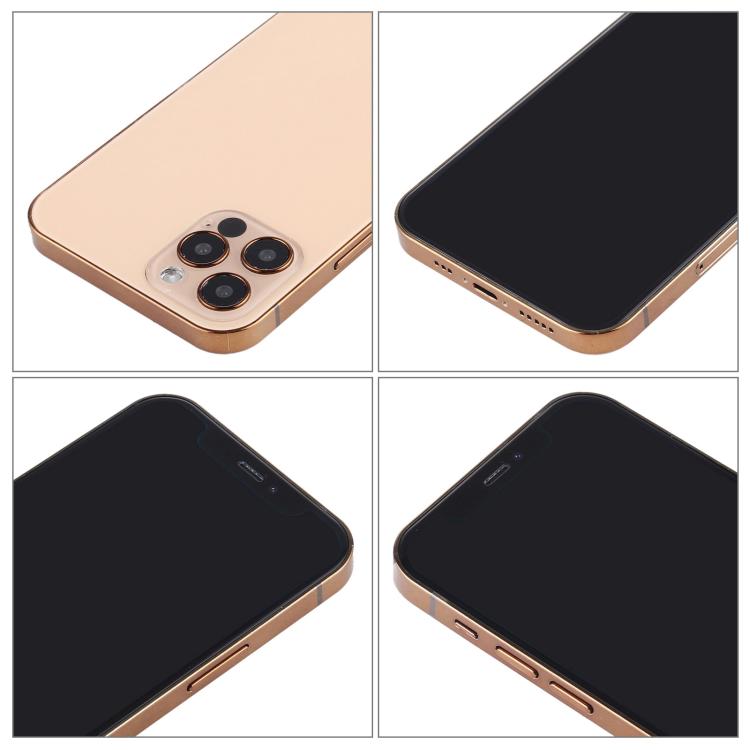 Black Screen Non-Working Fake Dummy Display Model for iPhone 12 Pro Max, Light Version, For iPhone 12 Pro Max Black Screen Light Version