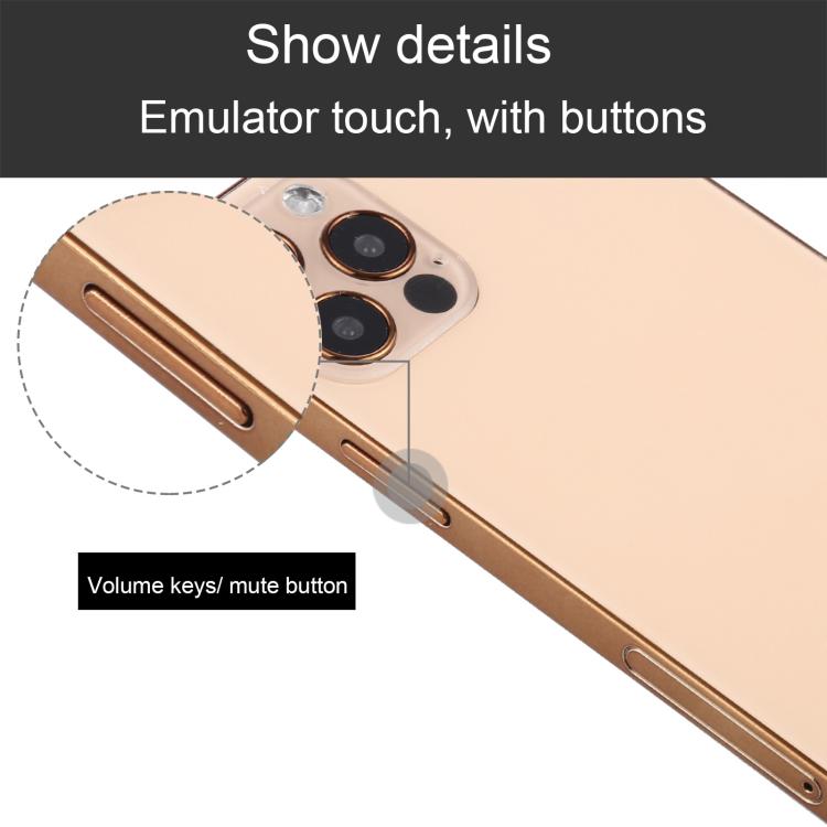 Black Screen Non-Working Fake Dummy Display Model for iPhone 12 Pro Max, Light Version, For iPhone 12 Pro Max Black Screen Light Version
