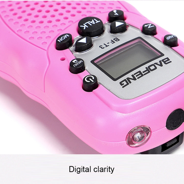2 PCS BaoFeng BF-T3 1W Children Single Band Radio Handheld Walkie Talkie with Monitor Function, US Plug, BF-T3 US Plug