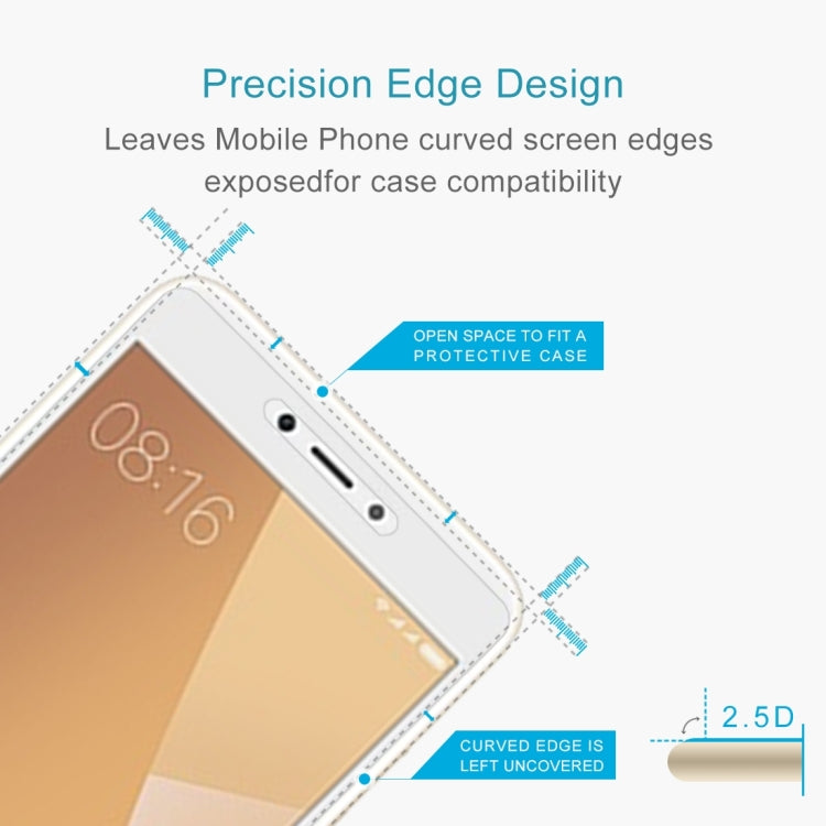 10 PCS for Xiaomi Redmi Note 5A 0.26mm 9H Surface Hardness 2.5D Explosion-proof Non-full Screen Tempered Glass Screen Film, For Redmi Note 5A