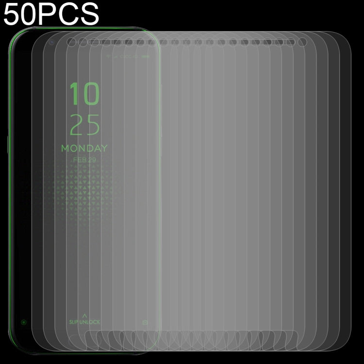 50 PCS 0.26mm 9H 2.5D Tempered Glass Film for Xiaomi Black Shark, For Black Shark