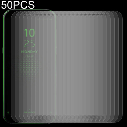 50 PCS 0.26mm 9H 2.5D Tempered Glass Film for Xiaomi Black Shark, For Black Shark