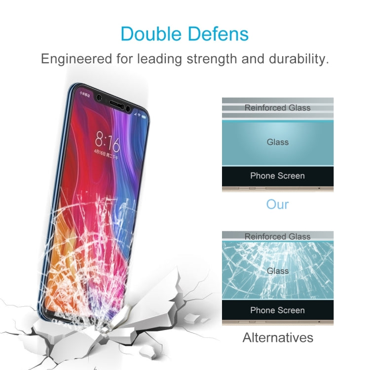 2 PCS 0.26mm 9H 2.5D Tempered Glass Film for Xiaomi Mi 8, For Mi 8 (2pcs)