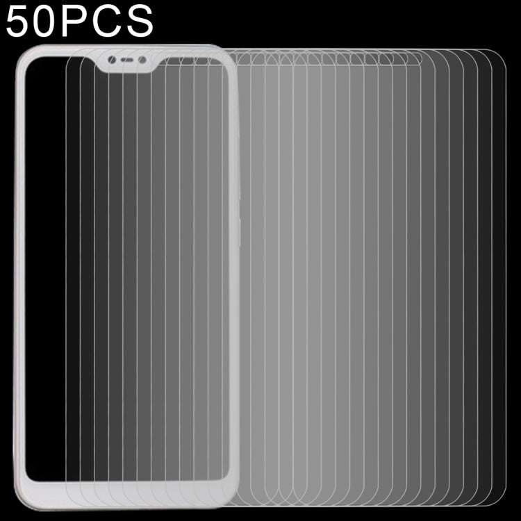 50 PCS 0.26mm 9H 2.5D Tempered Glass Film for Xiaomi Redmi 6 Pro / Mi A2 Lite, No Retail Package, For Redmi 6 Pro