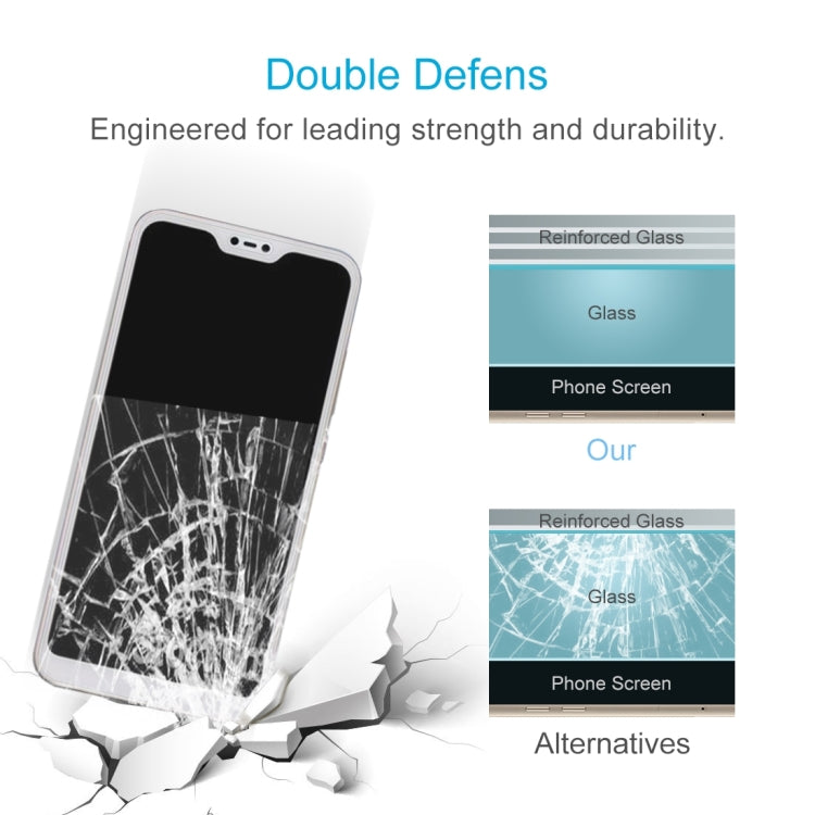 50 PCS 0.26mm 9H 2.5D Tempered Glass Film for Xiaomi Redmi 6 Pro / Mi A2 Lite, No Retail Package, For Redmi 6 Pro