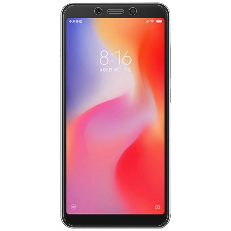 50 PCS 0.26mm 9H 2.5D Tempered Glass Film for Xiaomi Redmi 6A, No Retail Package, For Redmi 6A (50 PCS)