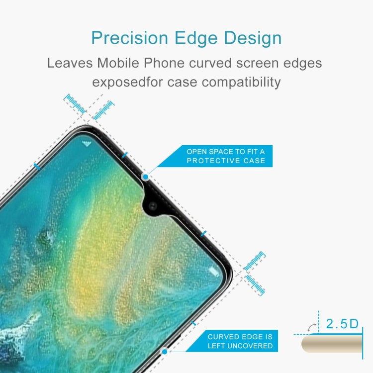 0.26mm 9H Surface Hardness 2.5D Curved Edge Tempered Glass Film for Huawei Mate 20, For Mate 20