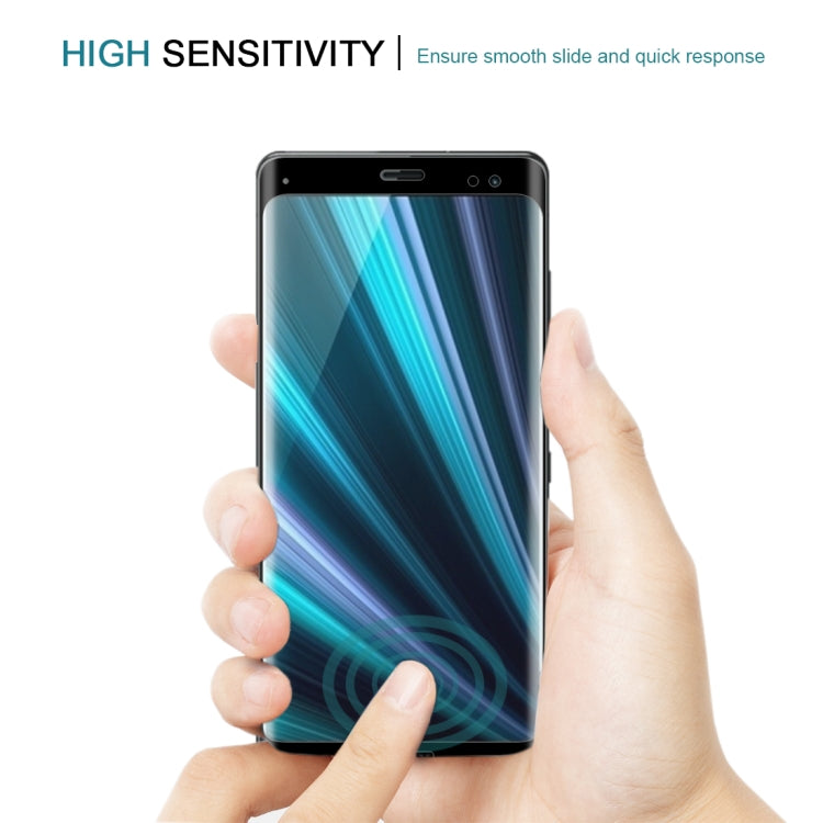 0.3mm 9H Surface Hardness 3D Curved Edge Full Screen Tempered Glass Film for Sony Xperia XZ3, For Sony Xperia XZ3 (0.3mm)(1 PC), For Xperia XZ3(1 PC)