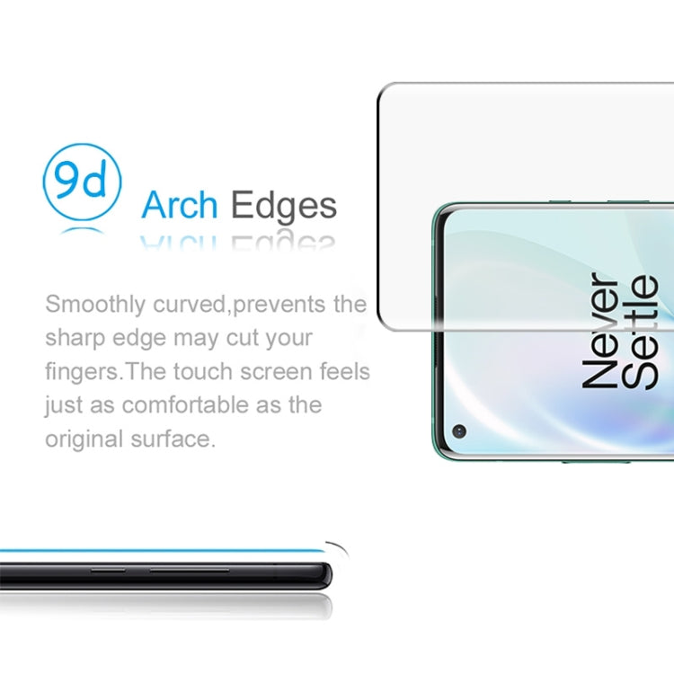 25 PCS For OnePlus 8 9H 9D Curved Edge Tempered Glass Film, For OnePlus 8