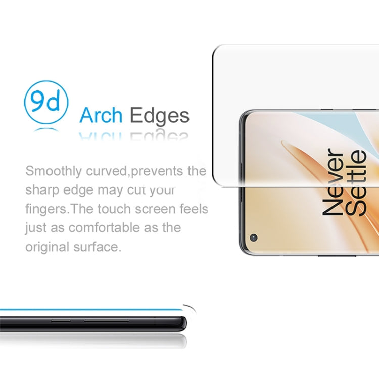 25 PCS For OnePlus 8 Pro 9H 9D Curved Edge Tempered Glass Film, For OnePlus 8 Pro
