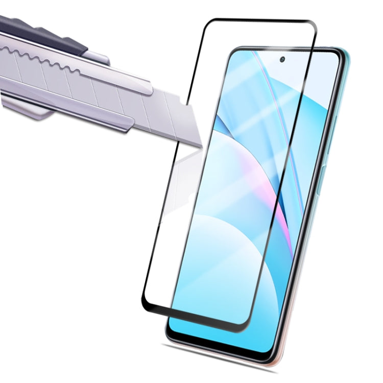 mocolo 0.33mm 9H 2.5D Full Glue Silk Print Tempered Glass Film for Xiaomi Mi 10T Lite, Support Fingerprint Unlock, For Xiaomi Mi 10T Lite