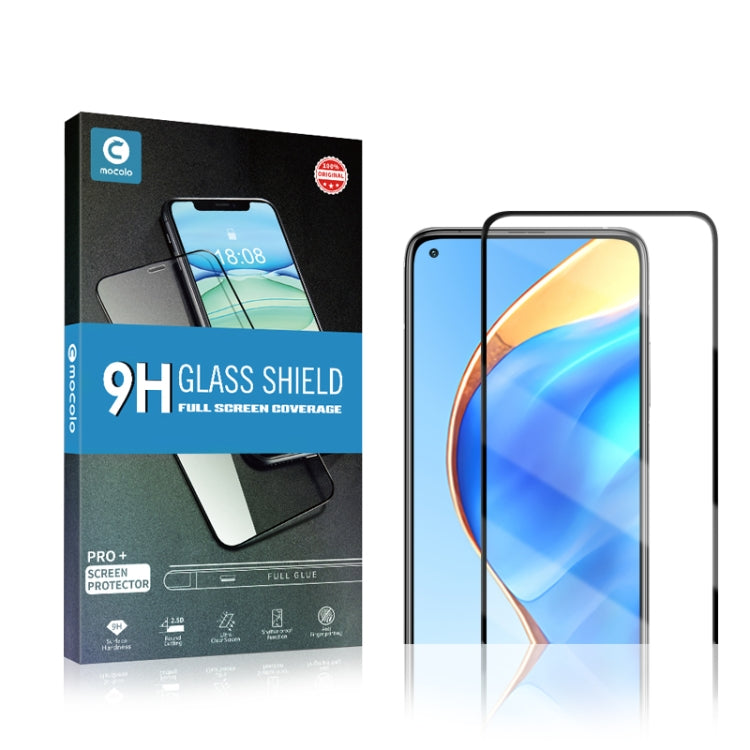 mocolo 0.33mm 9H 2.5D Full Glue Silk Print Tempered Glass Film for Xiaomi Mi 10T / 10T Pro, Support Fingerprint Unlock, For Xiaomi Mi 10T / 10T Pro