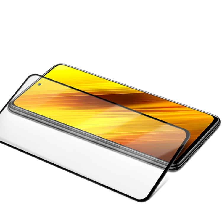mocolo 0.33mm 9H 2.5D Full Glue Silk Print Tempered Glass Film for Xiaomi POCO X3 NFC, Support Fingerprint Unlock, For Xiaomi POCO X3 NFC