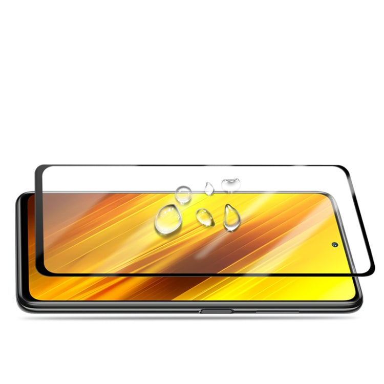 mocolo 0.33mm 9H 2.5D Full Glue Silk Print Tempered Glass Film for Xiaomi POCO X3 NFC, Support Fingerprint Unlock, For Xiaomi POCO X3 NFC