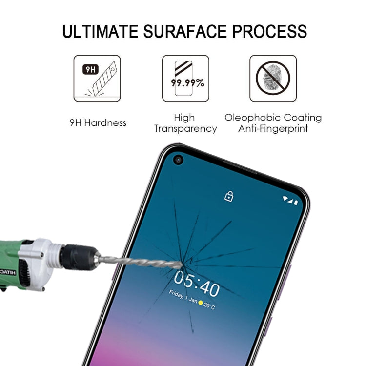 For Nokia 5.4 Full Glue Full Screen Tempered Glass Film, For Nokia 5.4 (1 PCS)