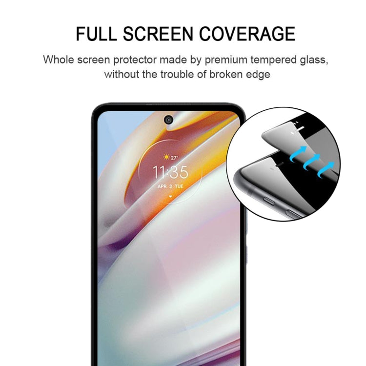 For Motorola Moto G60 / G51 / Moto G60S / G200 5G Full Glue Full Cover Screen Protector Tempered Glass Film, For Motorola Moto G60 / G51 / Moto G60S / G200 5G (1 PC)