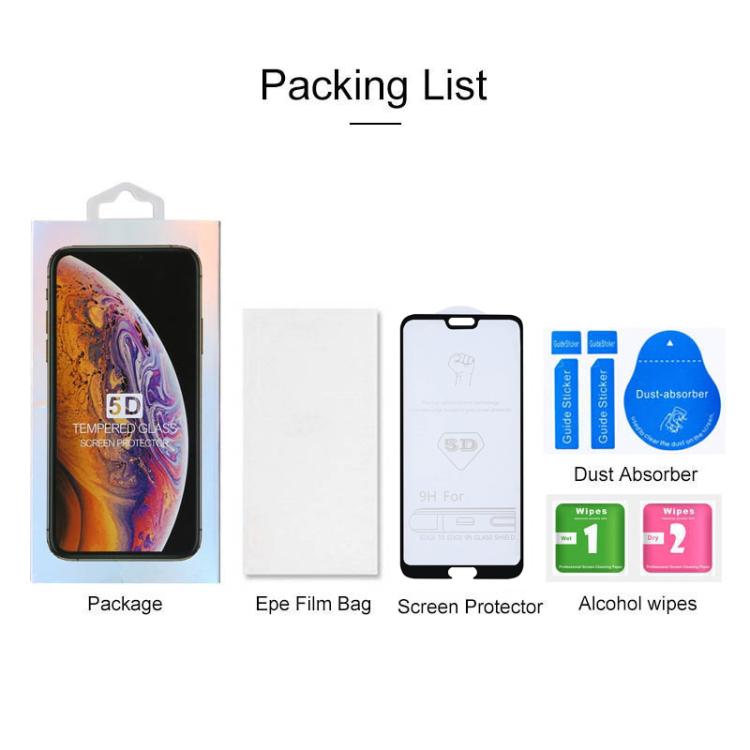 9H 5D Full Glue Full Screen Tempered Glass Film for Huawei P20 Pro, For Huawei P20 Pro