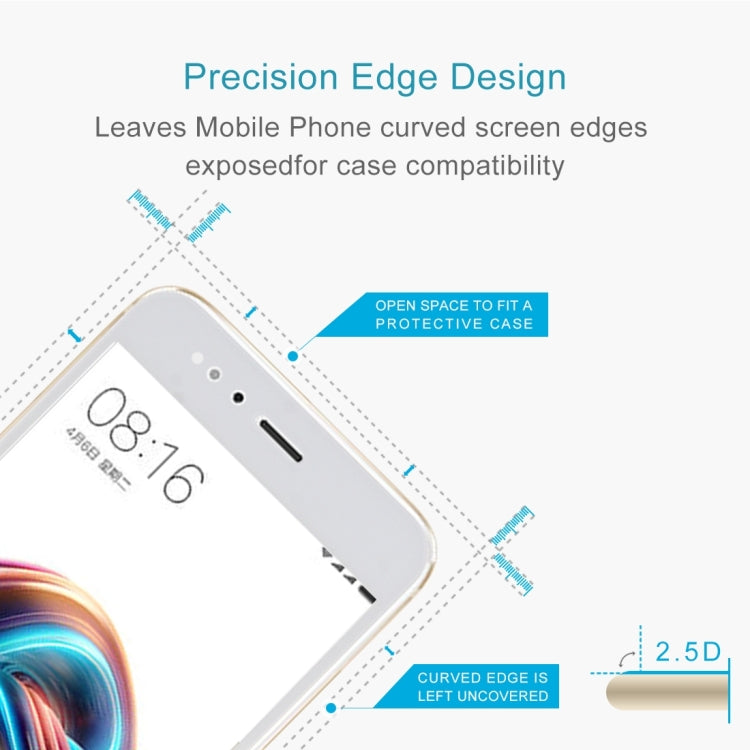 For Xiaomi Mi 5X / A1 0.26mm 9H Hardness 2.5D Explosion-proof Full Screen Tempered Glass Screen Film, For Mi 5X