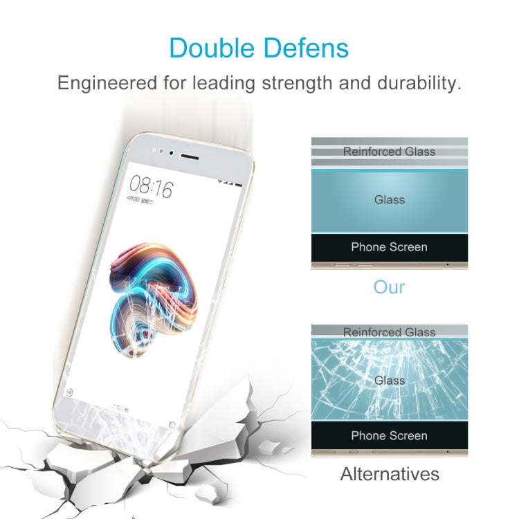 For Xiaomi Mi 5X / A1 0.26mm 9H Hardness 2.5D Explosion-proof Full Screen Tempered Glass Screen Film, For Mi 5X