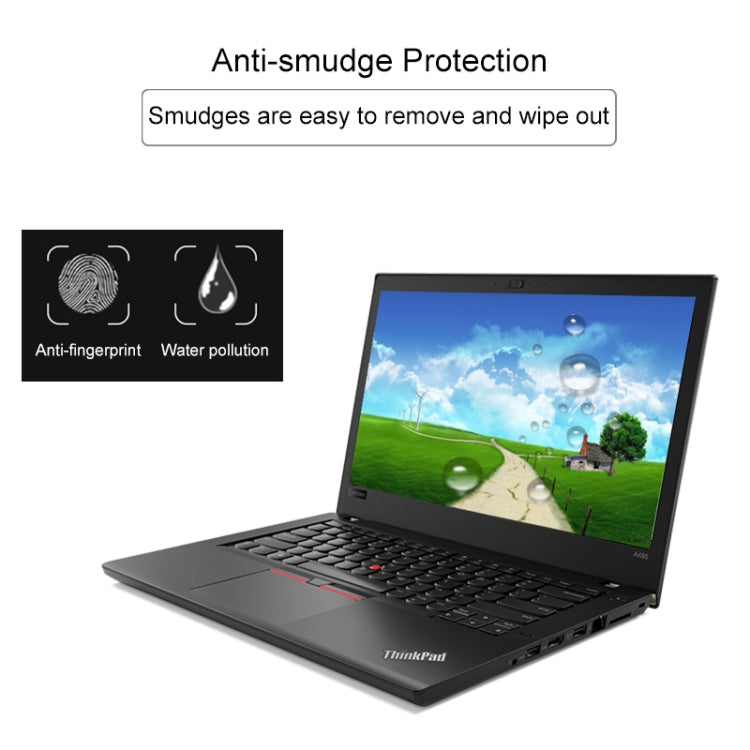 0.4mm 9H Surface Hardness Full Screen Tempered Glass Film for Lenovo ThinkPad A485 14 inch, Lenovo A485