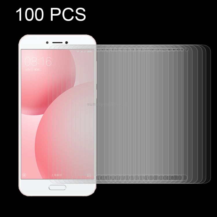 100 PCS for Xiaomi Mi 5c 0.26mm 9H Surface Hardness Explosion-proof Tempered Glass Screen Film, For Mi 5c