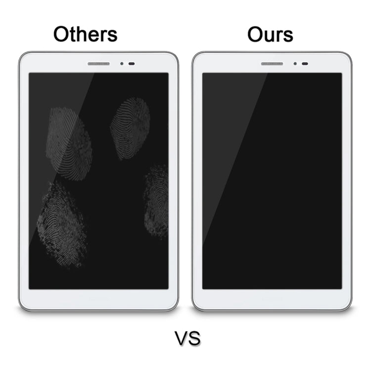2 PCS 8 inch Universal 0.4mm 9H Surface Hardness Tempered Glass Screen Protector, 2 PCS 8 inch