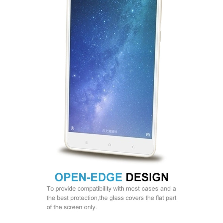 100 PCS for  Xiaomi Mi Max 2 0.3mm 9H Surface Hardness 2.5D Explosion-proof Non-full Screen Tempered Glass Screen Film, For Mi Max 2