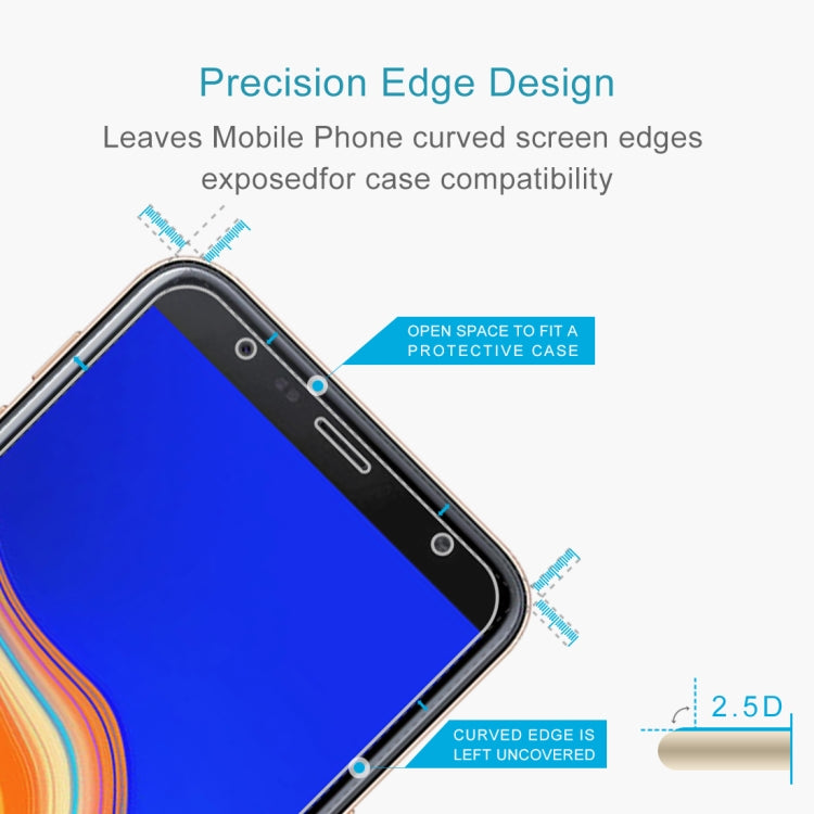 0.26mm 9H 2.5D Tempered Glass Film for Galaxy J4+, For Galaxy J4+