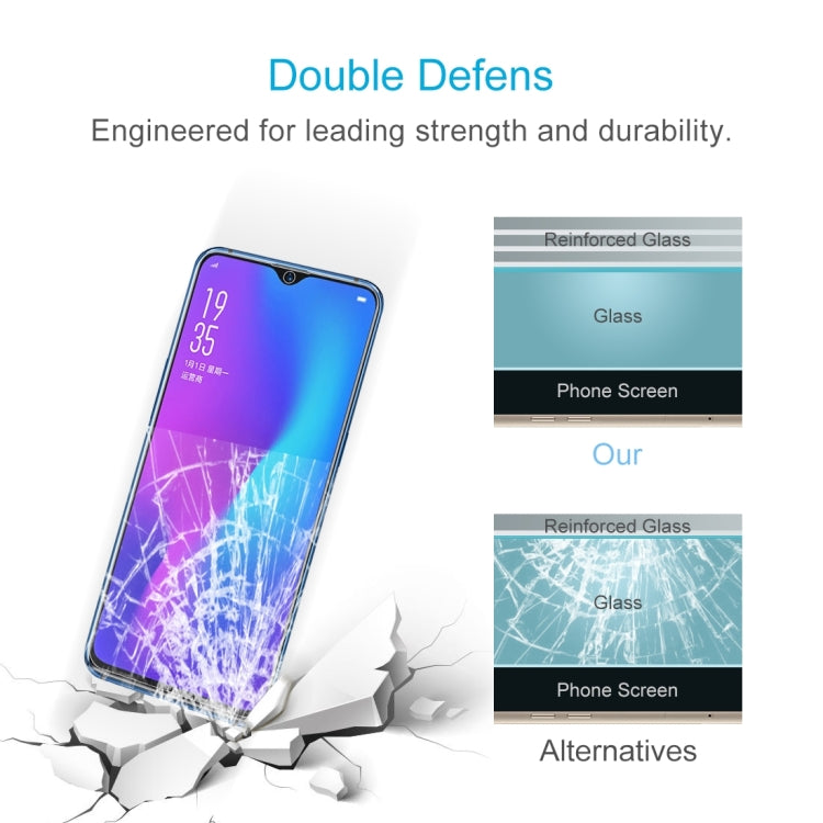 100 PCS 0.26mm 9H 2.5D Tempered Glass Film for OPPO R17 & R17 Pro, For R17(100 PCS)