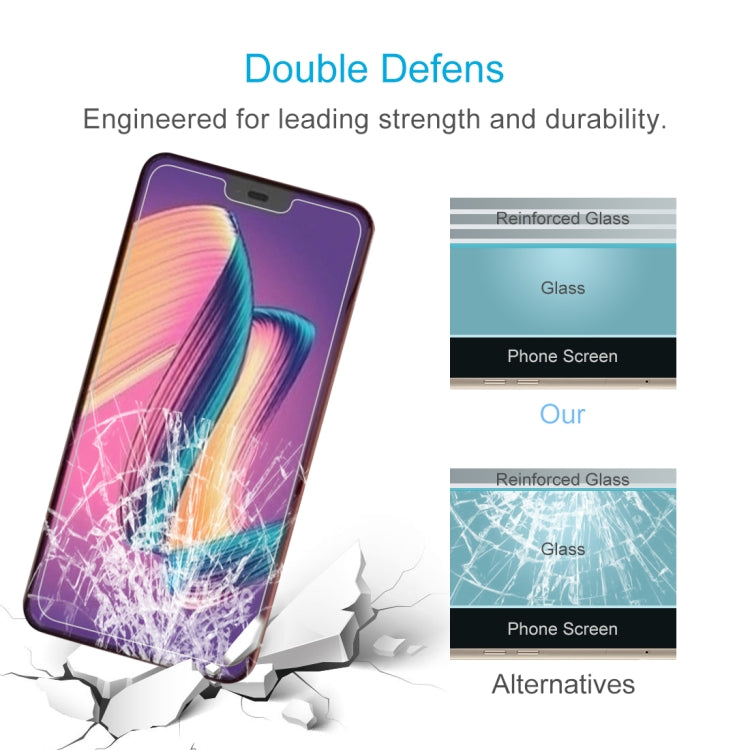50 PCS 0.26mm 9H 2.5D Tempered Glass Film for Huawei Honor 9X / 9X Pro, No Retail Package, For Honor 9X
