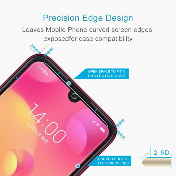 100 PCS 0.26mm 9H 2.5D Tempered Glass Film for Xiaomi Mi Play, Xiaomi Mi Play (100 PCS)